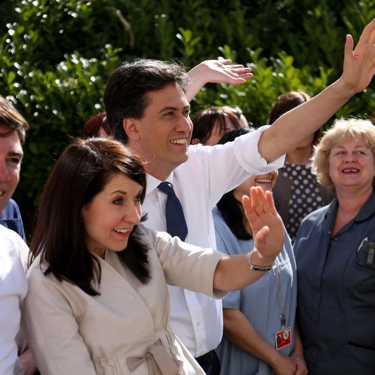 Kendall with Miliband