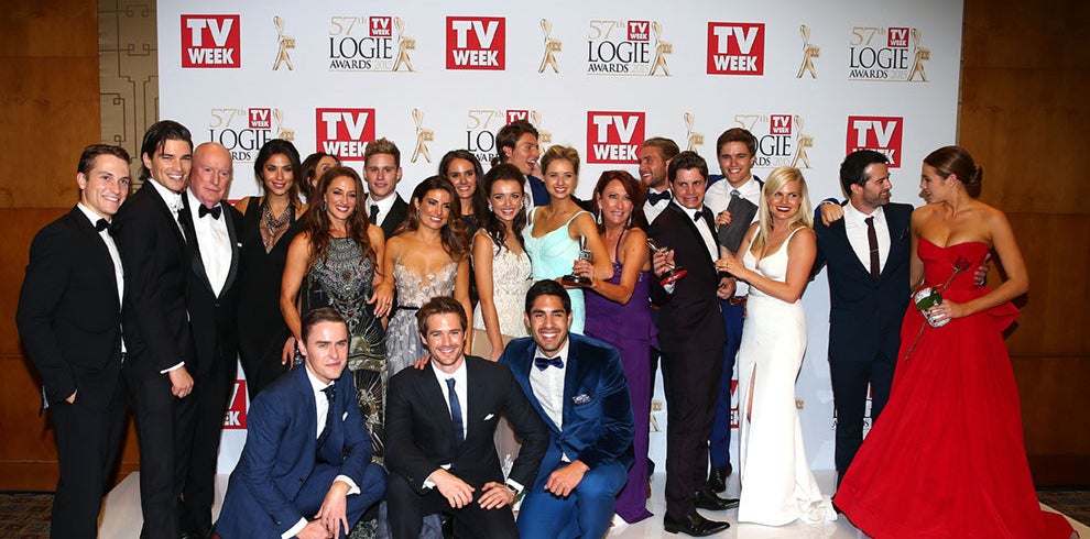The cast of Home and Away