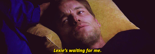 Do you remember the plane crash? Who could ever forget the horrific scene? During that episode, Mark said to Arizona "Lexie is waiting for me." He wanted to be with her no mater what it took.