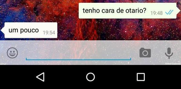 Honestamente, amigo?