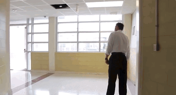 "The principal pulled Iris out of her room for a fake meeting in his office. I ran into her classroom with Jose and we quickly set up," Holt said.