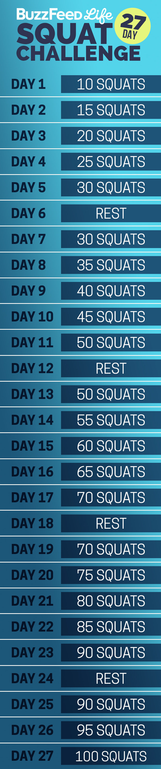 Hip2save 30 Day Squat Challenge