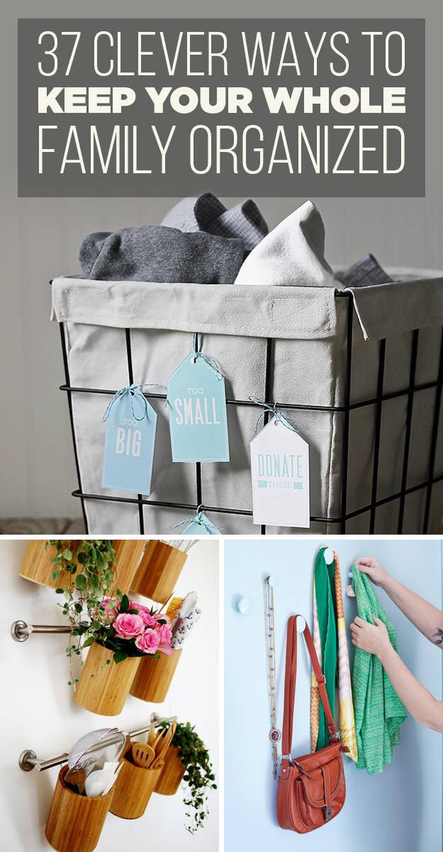 Get Organized: 37 Super Awesome DIY Organization Ideas for Your Home