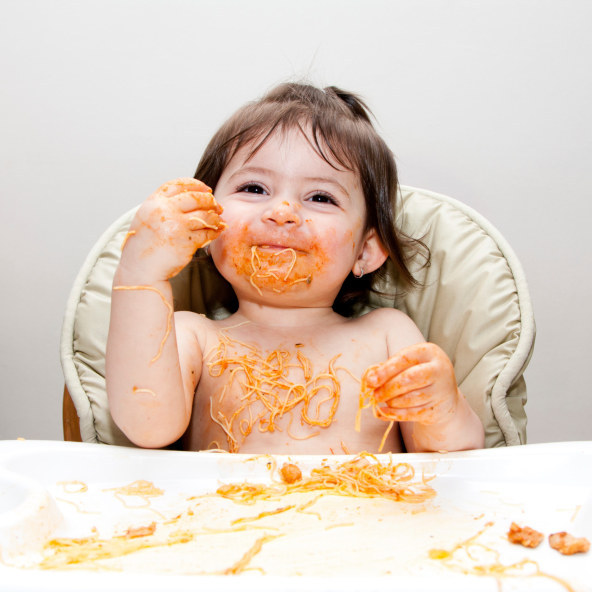 "I think she actually ate some of it this time..."