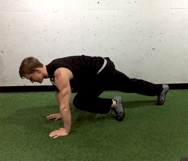 Learn to do proper mountain climbers here.
