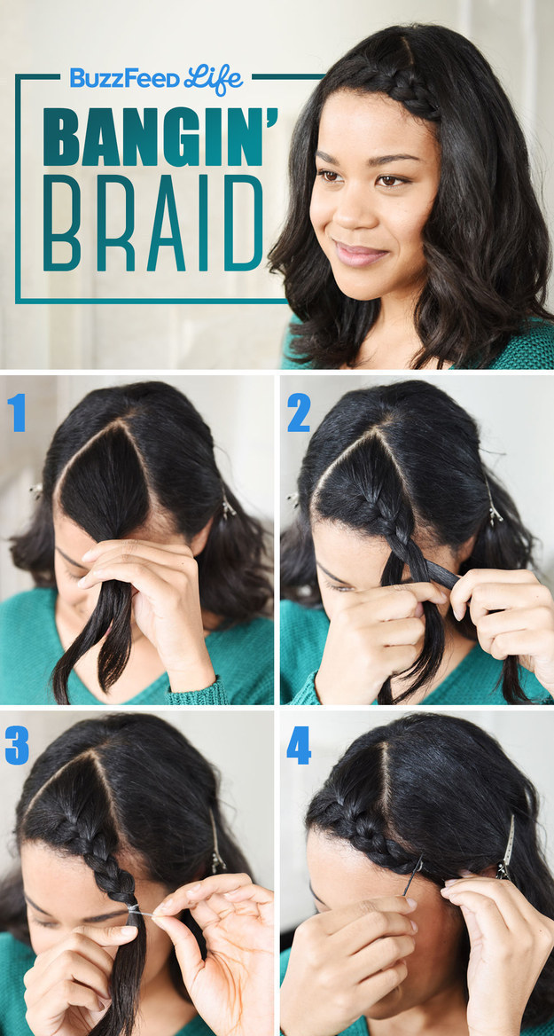 How to Style Bangs - 5 Hairstyles to Keep Your Bangs Out of Your Face