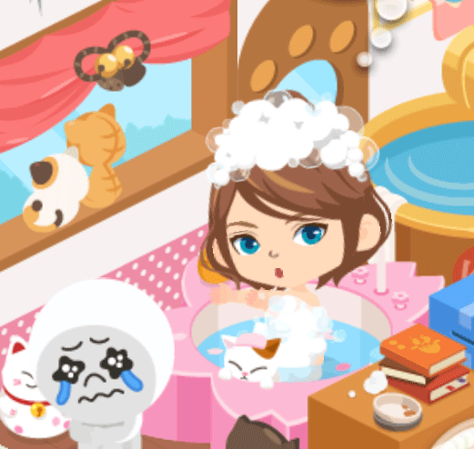 Nobody tried to stop me so I stayed in the bath until my avatar hands became prune-like. I had never felt so clean.