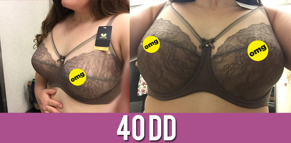 How Big Is a 40DD Bra Cup Size?