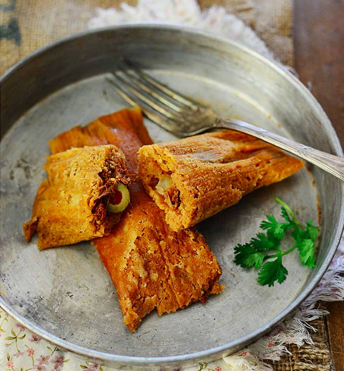 Made with awesome starchy, sticky, corn-based masa, tamales are like meat-filled pillows of joy.Country: MexicoTypical Filling: Beef, pork, cheese.Recipe: How To Make Beef Tamales