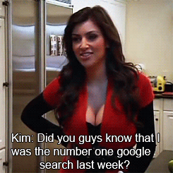Like none of us have EVER googled ourselves....*shifts eyes*