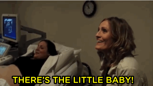 The excited auntie was just happy to be there — she didn't notice anything *different* about the ultrasound at first.