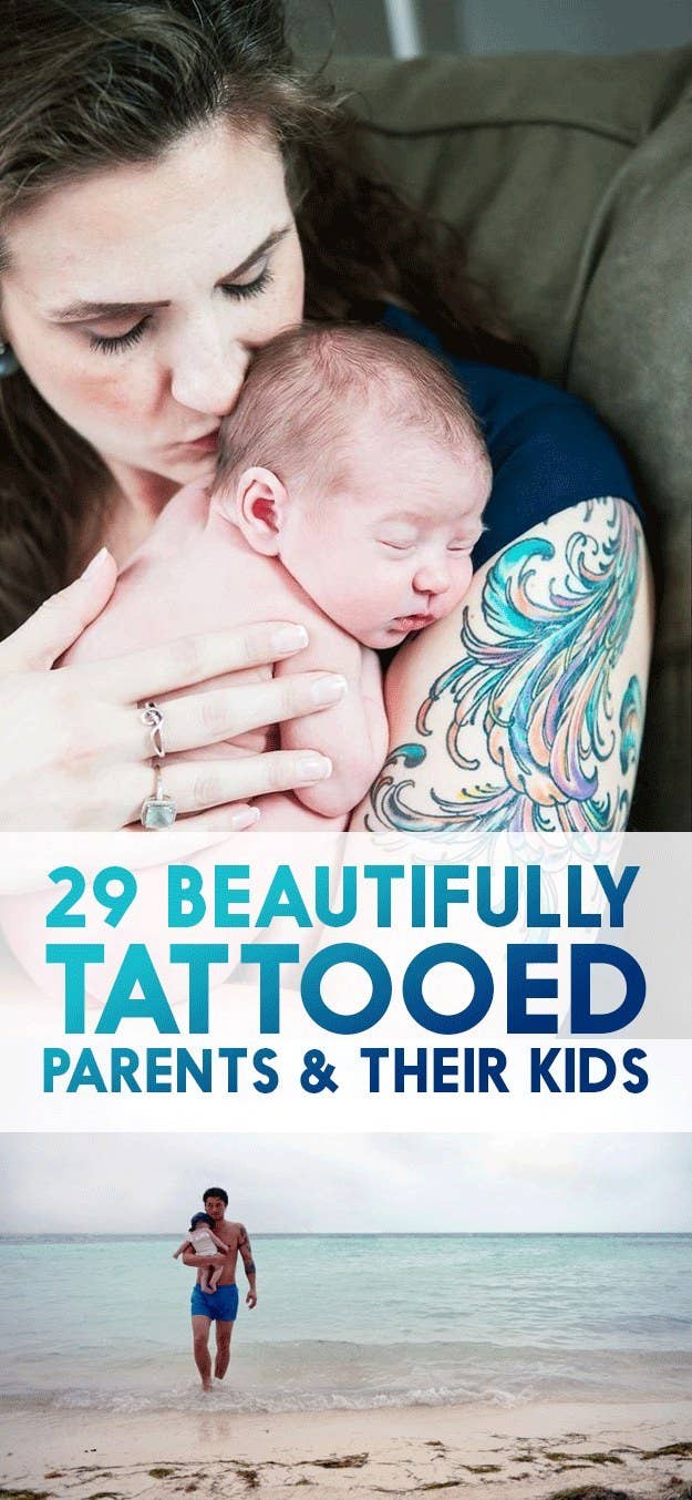 29 Kids With Their Beautifully Tattooed Parents