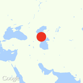 Map of Baku, Azerbaijan