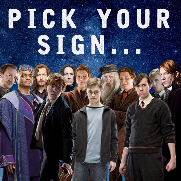 This is your 'Harry Potter' character based on your zodiac sign