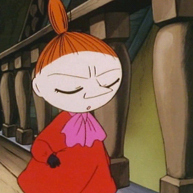 long snouted woman with red dress from the moomins List of Moomin characters