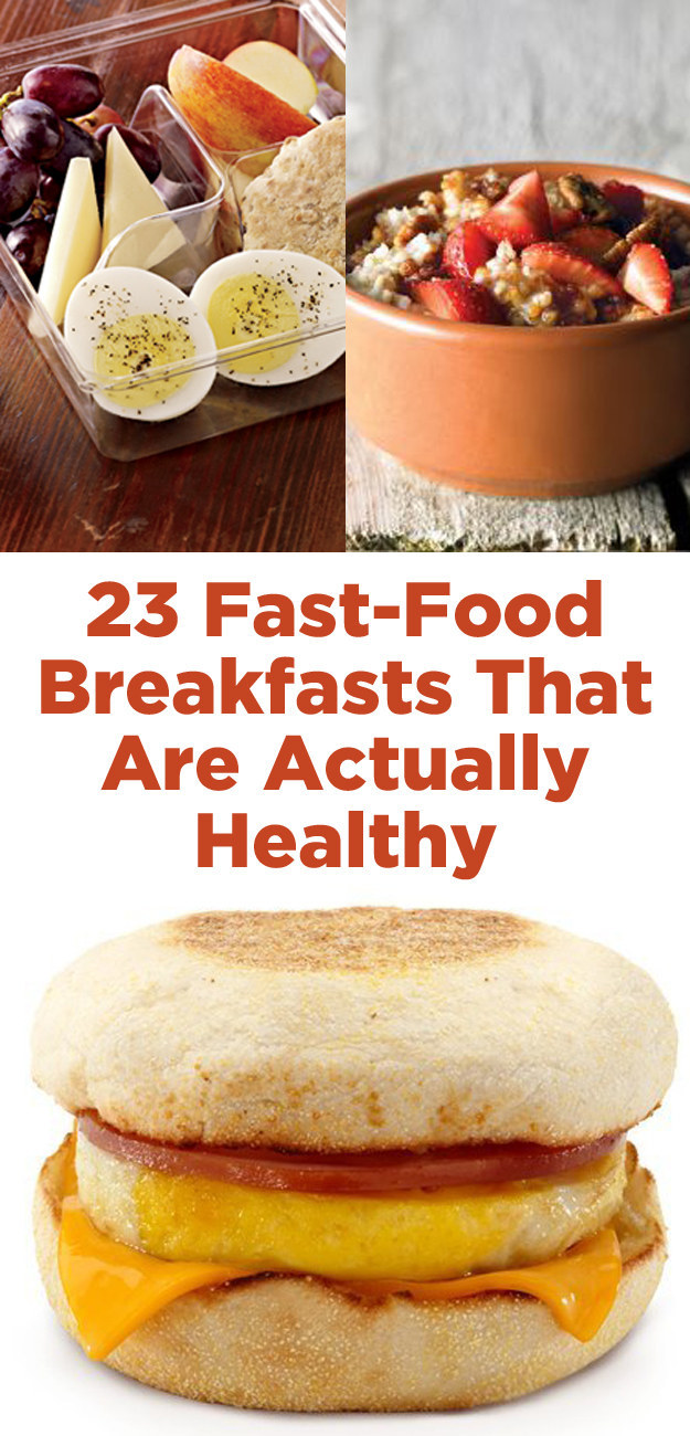 23 Fast-Food Breakfasts That Are Actually Healthy