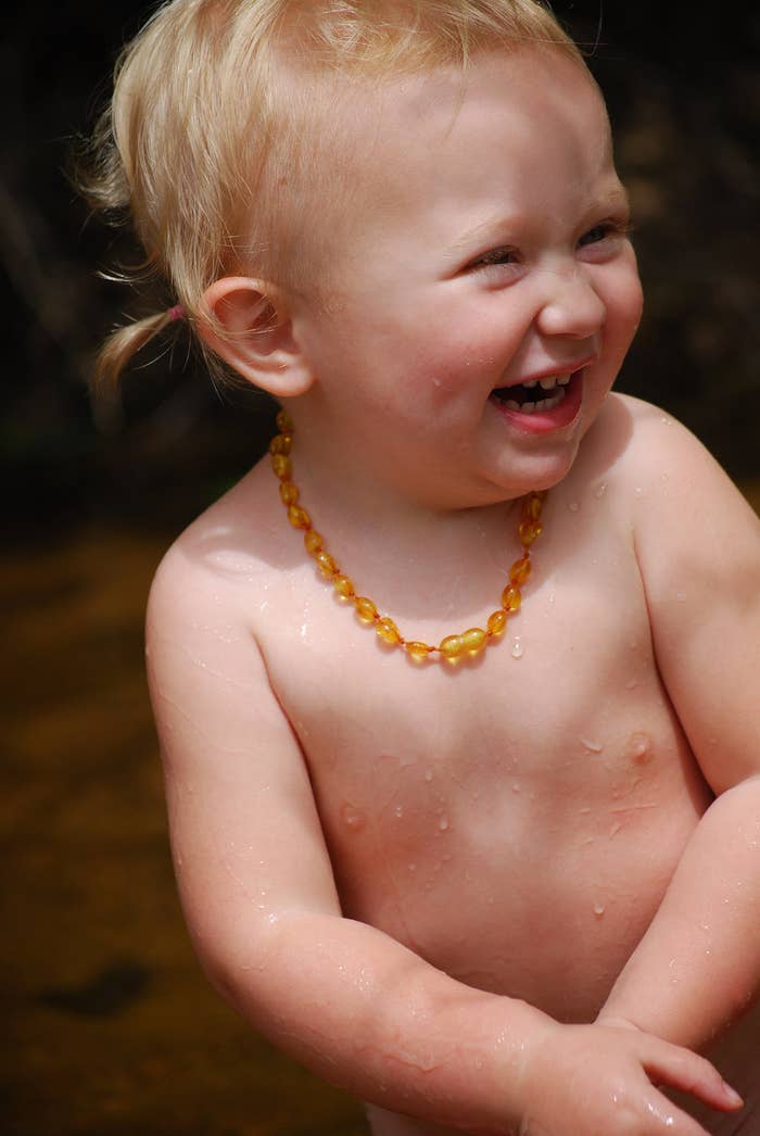 best amber teething necklace