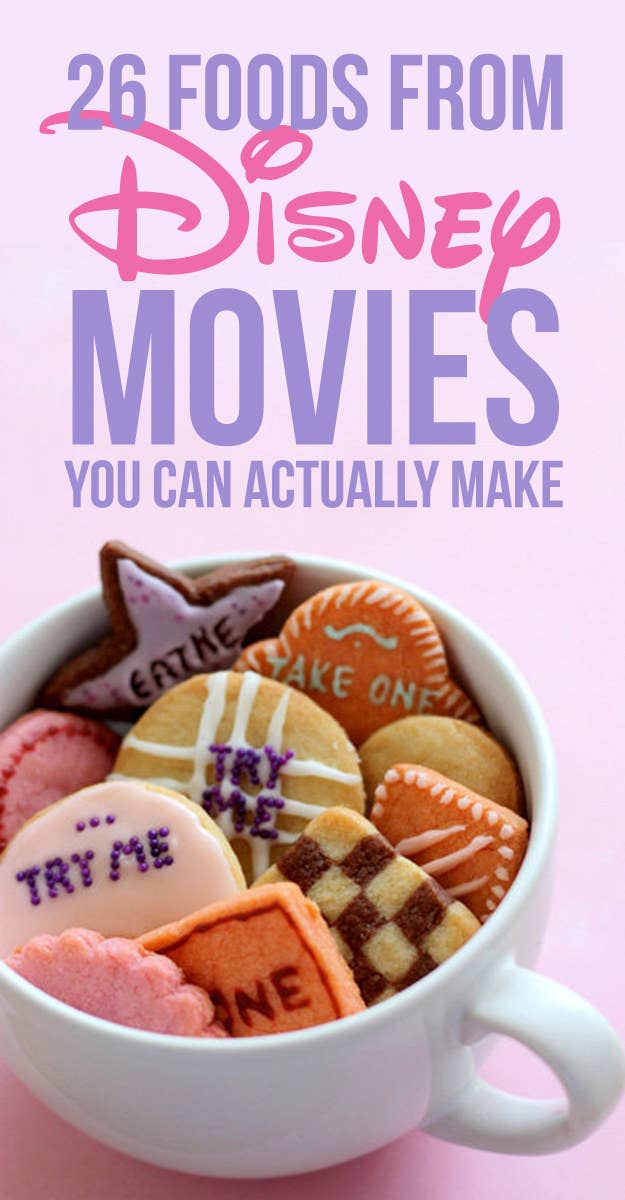 Movie Theme Cookies 26 Iconic Foods From Disney Movies You Can Actually Make