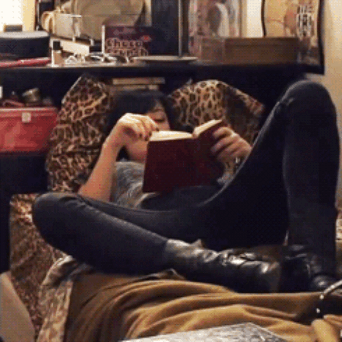 Plus she single-handedly makes reading sexier.
