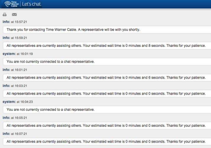 customer service time warner
