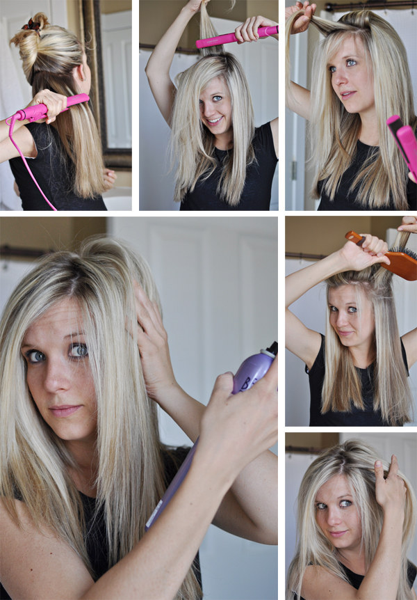 How to use a flat iron to hotsell straighten hair