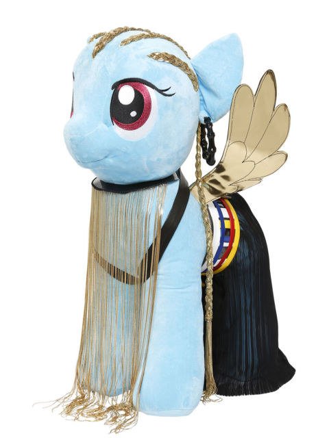 Because who isn't looking for a good excuse to purchase a miniature horse dressed head-to-hoof in Balmain?