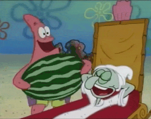 "I keep waking up with pots and pans in my bed, but this one time I woke up with a watermelon in my bed, which is scary because I didn't own a watermelon." —kaydeek
