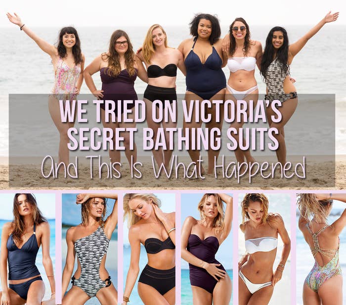 Bare Beach Body - We Tried On Victoria's Secret Bathing Suits And This Is What Happened