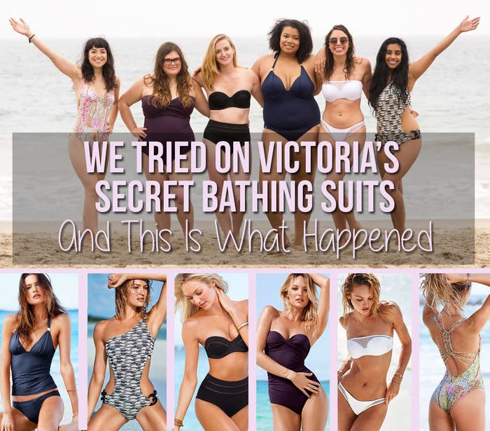 We Tried On Victoria's Secret Bathing Suits And This Is What Happened