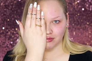 Women Are Posting Selfies With Make-Up On Half Their Face To Hit Back