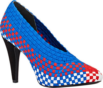 Kristin: If I'd known you could charge $500 on a shoe like this, I would not have quit Girl Scouts. Leo: I know, right?! I swear this is like some type A summer camp crafting right here.
