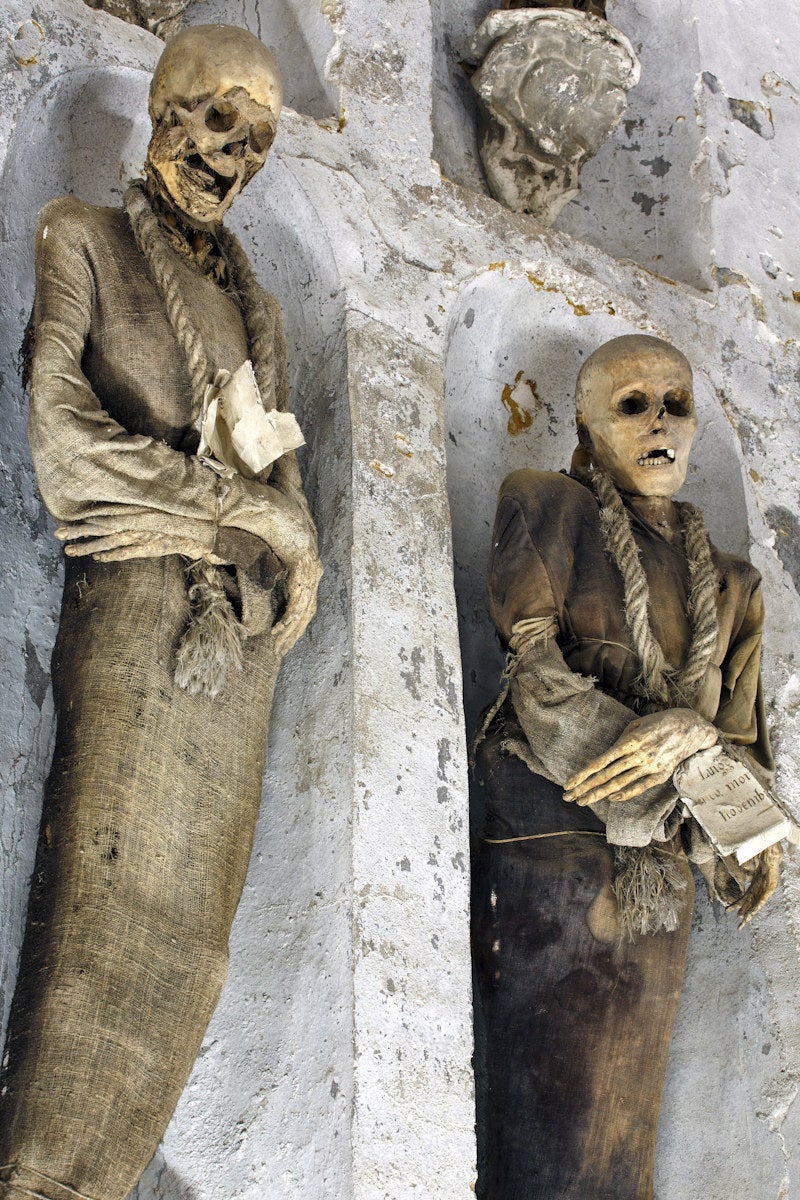 Palermo priest mummies.