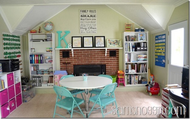 27 Ridiculously Cool Homeschool Rooms That Will Inspire You