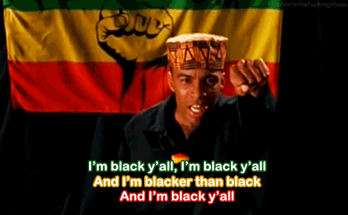 Or "the whitest black person they know." Ugh.