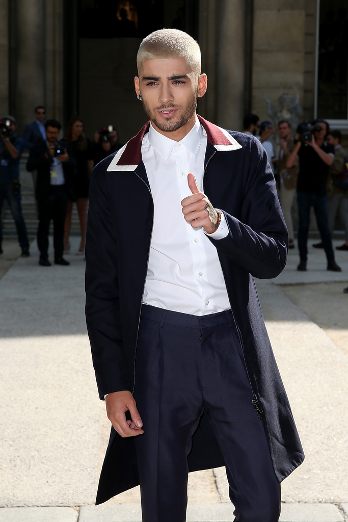 Zayn Malik Turned Up At Paris Fashion Week With His New 