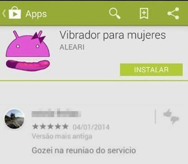 Espero que ela tenha limpado o celular depois.