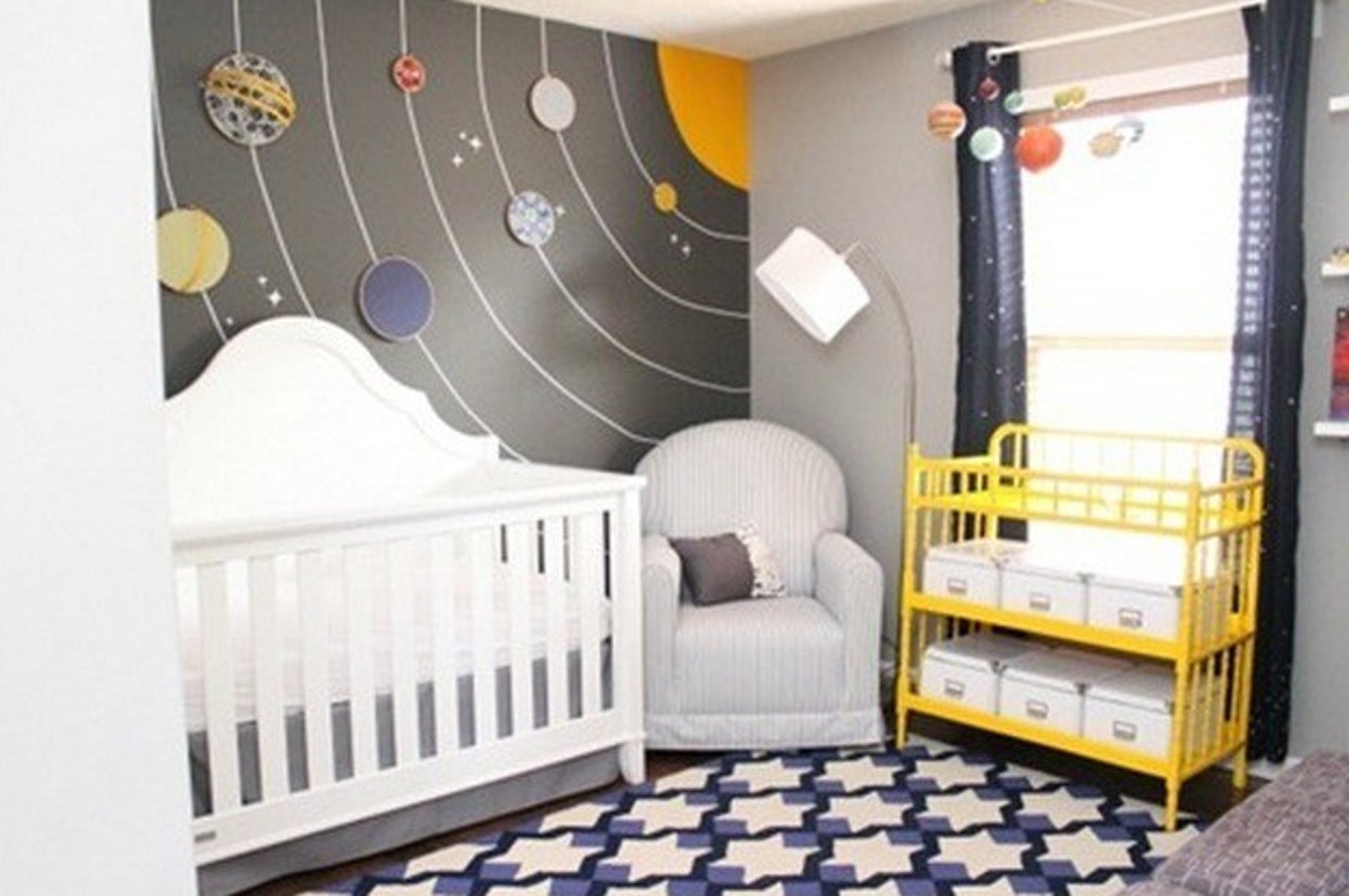 35 Out-Of-This-World Ideas For A Space-Themed Nursery