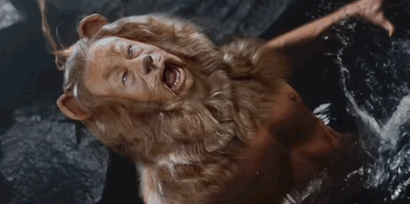 the wizard of oz lion crying