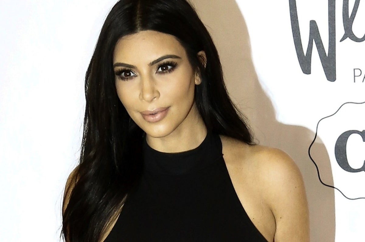 Kim Kardashian Blowjob Video - People Think This Glastonbury Flag Slut-Shames Kim Kardashian