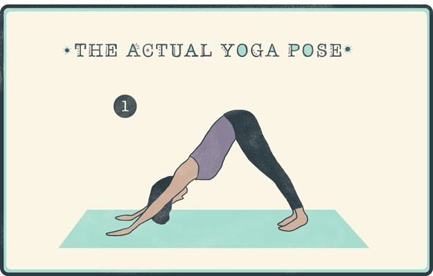 Put your laptop on the ground / do yoga / watch.