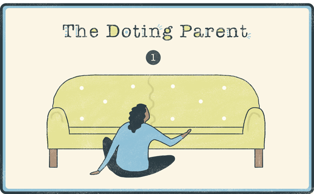 Place the laptop on the couch / sit on the floor / periodically caress the screen / watch.