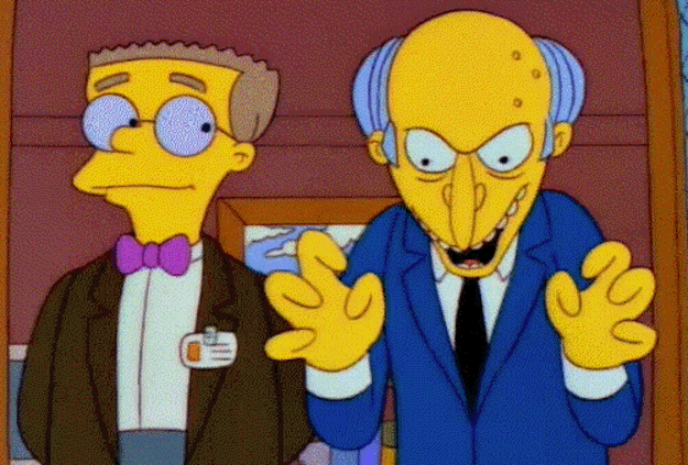 Tiene un mensaje de parte del Señor Burns: