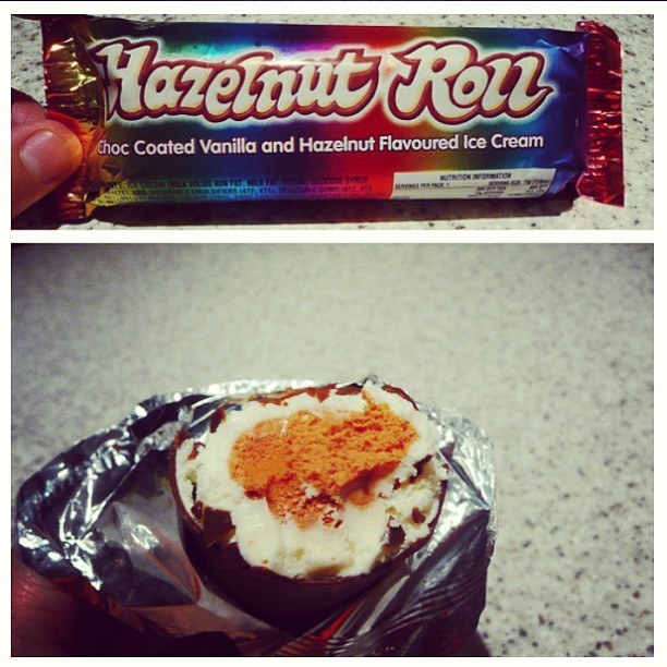 Tasted like an iced Nutella dream.