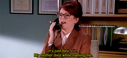 Megan Mullally played Bev an adoption agency worker reviewing Liz to see if she is a fit mother. It is personally one of my favorite episodes.