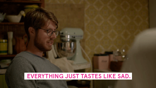 Even food is ruined by it...