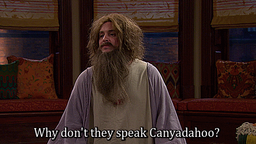 We think he means "Canadian"... but this is better.