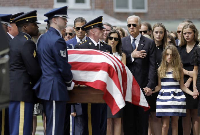 The Saddest Photos From Beau Biden S Funeral