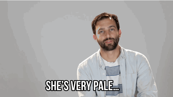 What Dan wanted: Make Allison's eyes "pop," throw on some bronzer, and giver her a "bright lip."