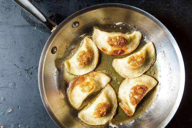 These dumplings are known for being super versatile and super doughy.Country: PolandTypical Filling: PotatoRecipe: Potato, Mushroom & Caramelized Onion Pierogi