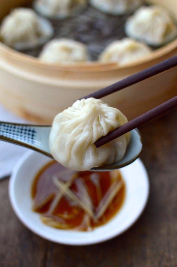 Soup dumplings are probably the best thing to happen to the world, ever. The secret? Gelatin!Country: ChinaTypical Filling: Meat and delicious brothRecipe: Steamed Shanghai Soup Dumplings